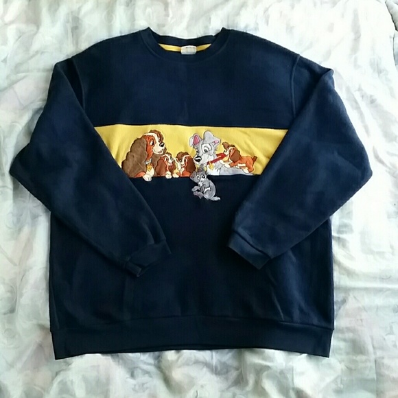 Disney Tops - 90's Disney Lady and the Tramp Sweatshirt Size L